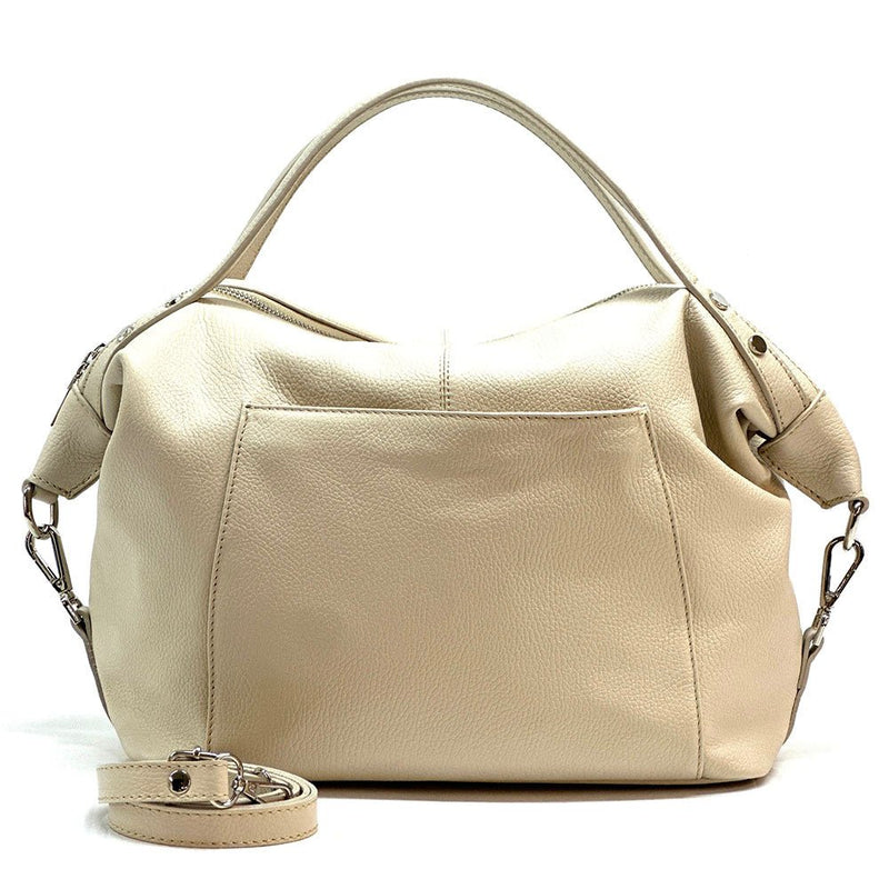 Silvana Leather Handbag: Modern Chic - Leather Italiano