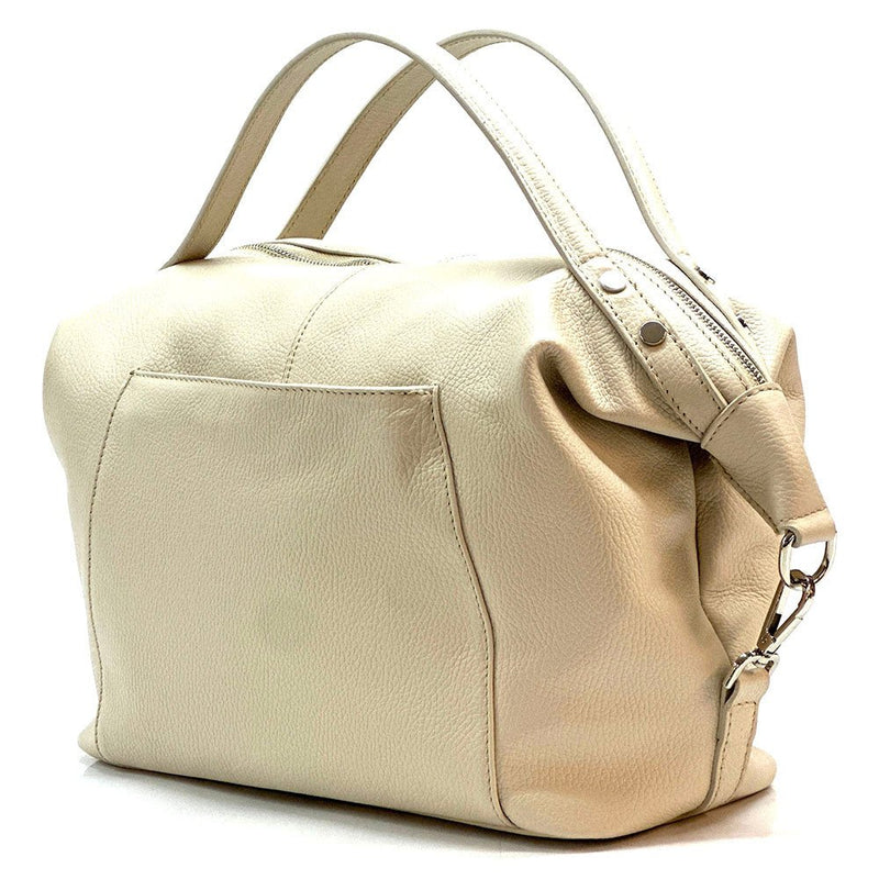 Silvana Leather Handbag: Modern Chic - Leather Italiano