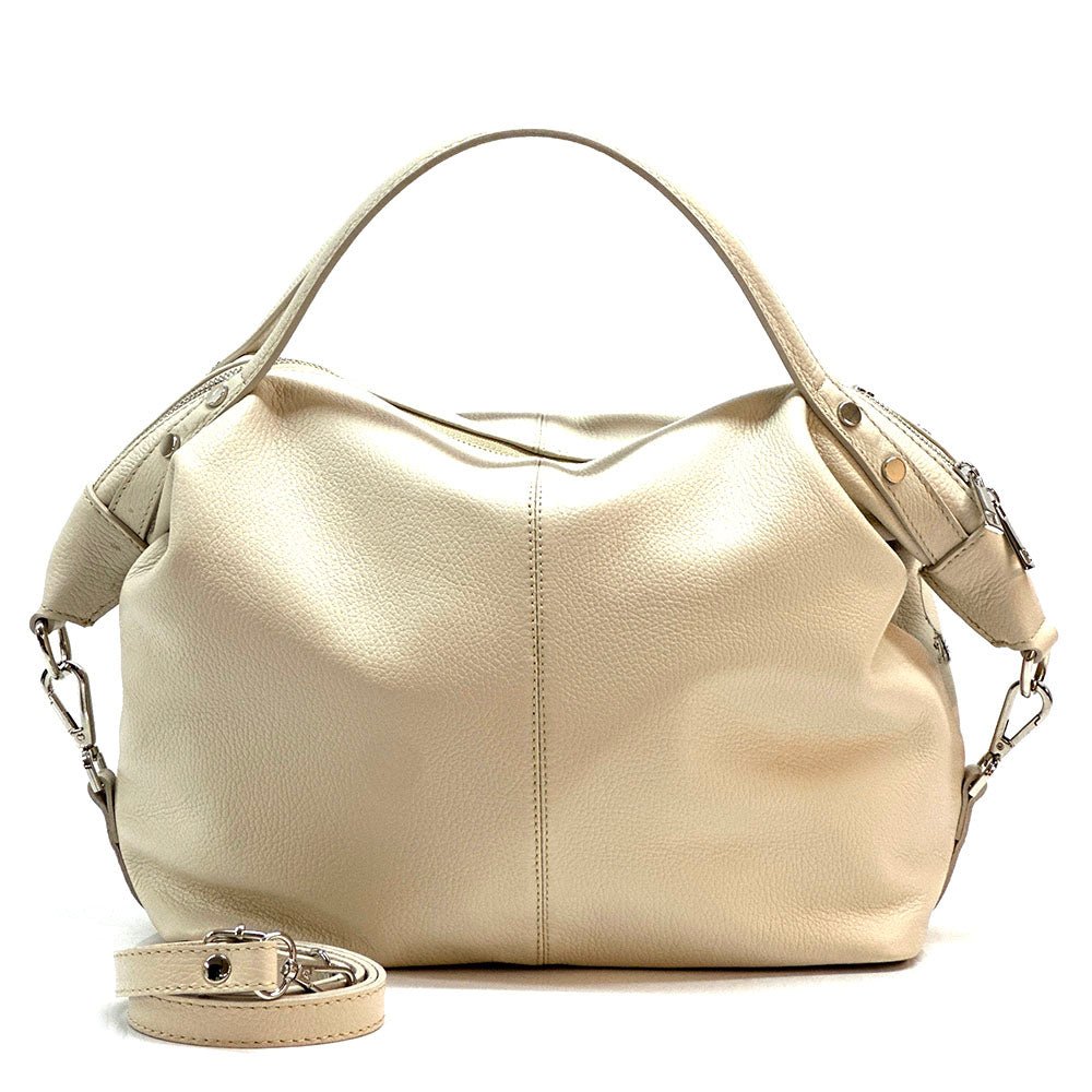 Silvana Leather Handbag: Modern Chic - Leather Italiano