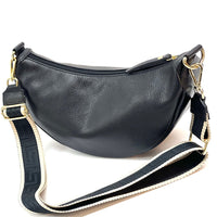 Carmen Leather Shoulder Bag: Timeless Elegance - Leather Italiano