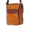 Man‘s shoulder bag in soft genuine calf-skin leather