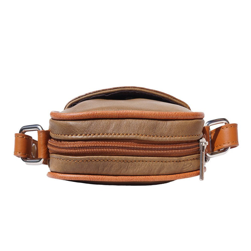 Man‘s shoulder bag in soft genuine calf-skin leather-4