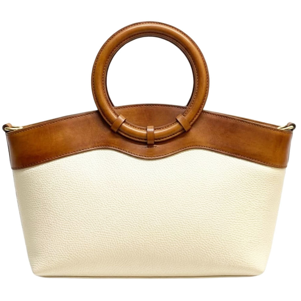 Marcella Cow Leather Top Handle Bag