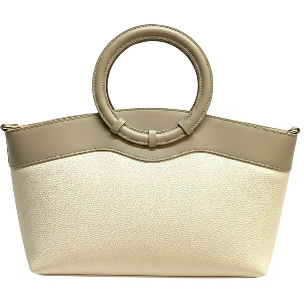 Marcella Cow Leather Top Handle Bag