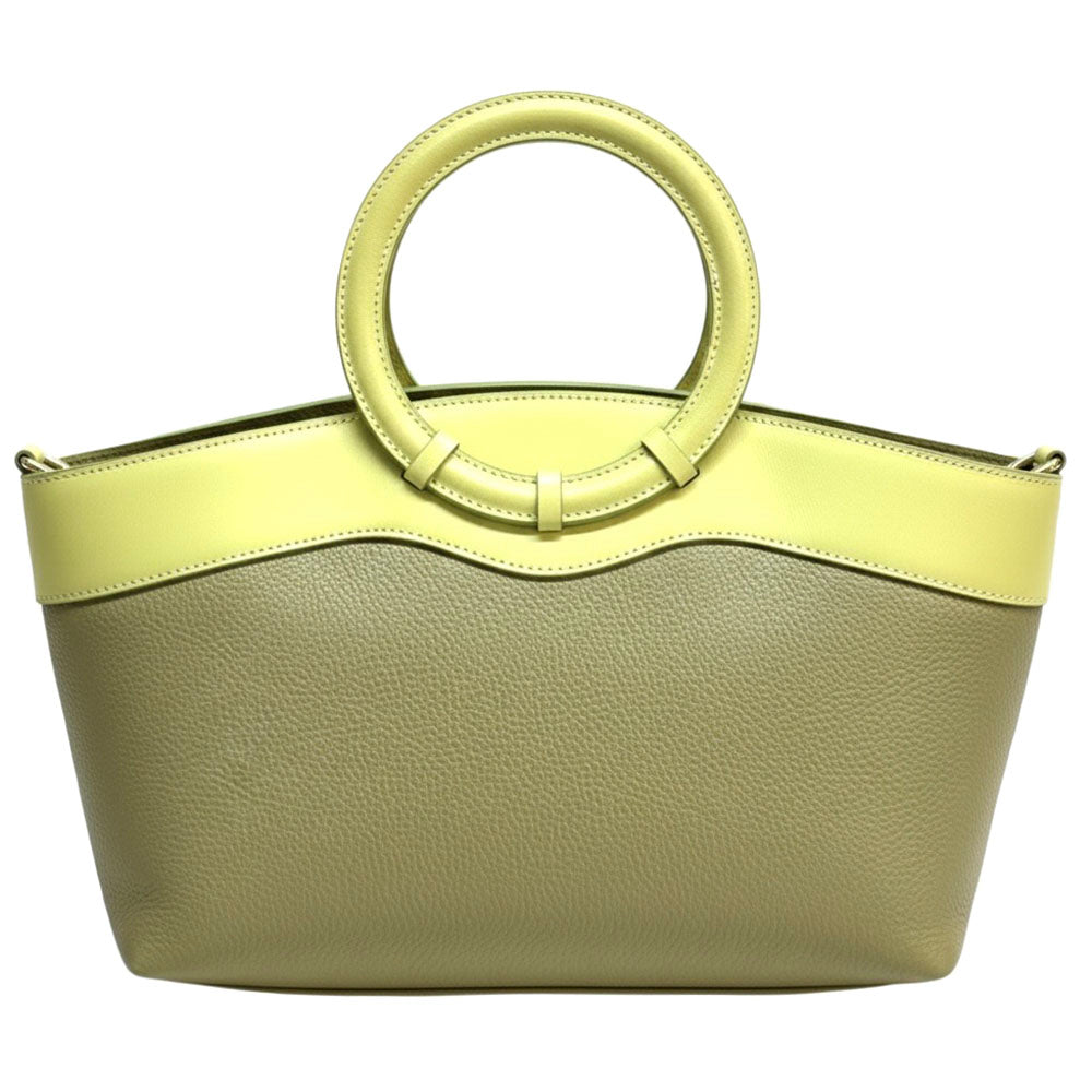 Marcella Cow Leather Top Handle Bag