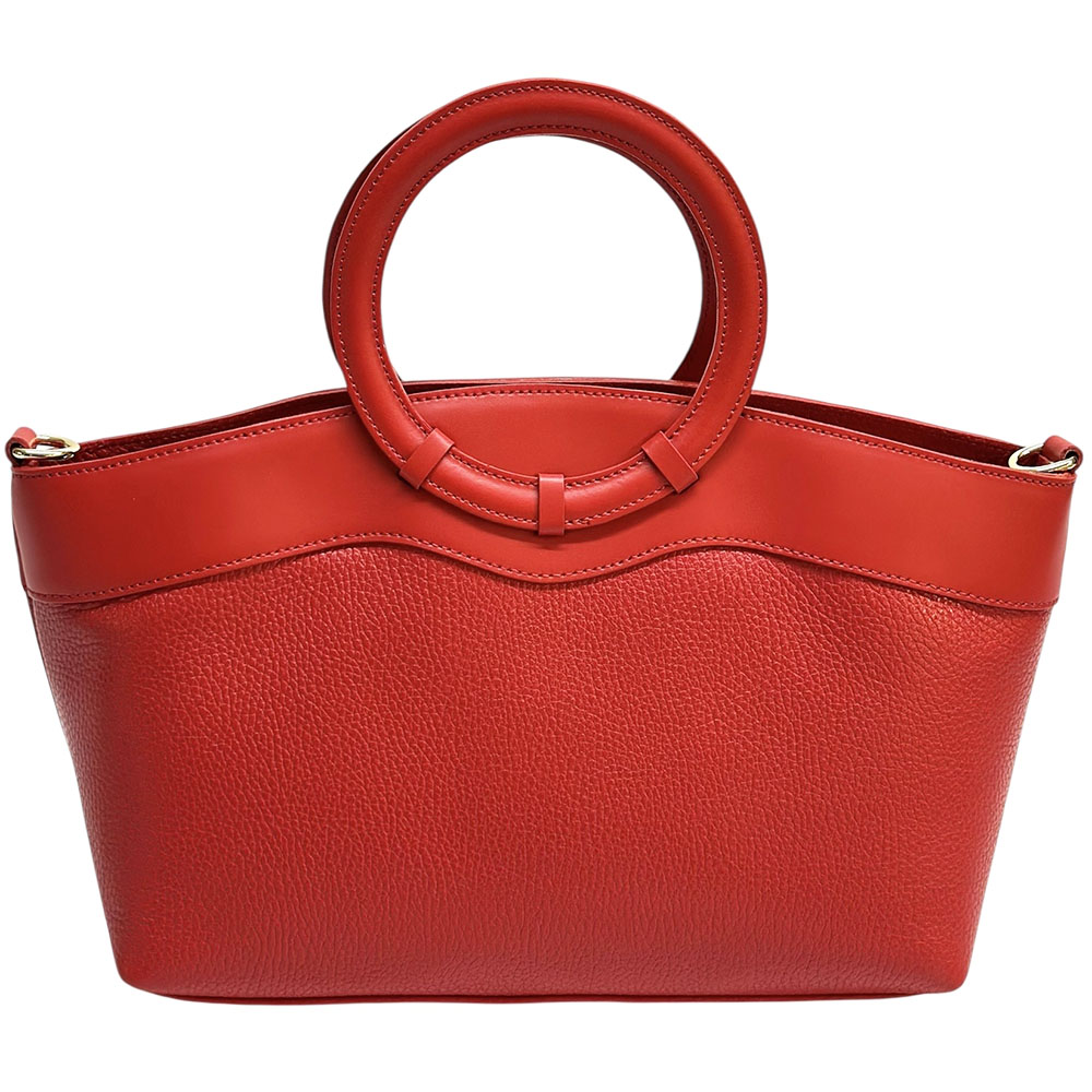 Marcella Cow Leather Top Handle Bag