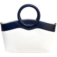 Marcella Cow Leather Top Handle Bag