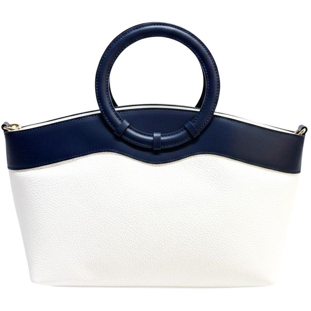 Marcella Cow Leather Top Handle Bag