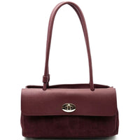 Vivienne East-West Leather Shoulder Bag