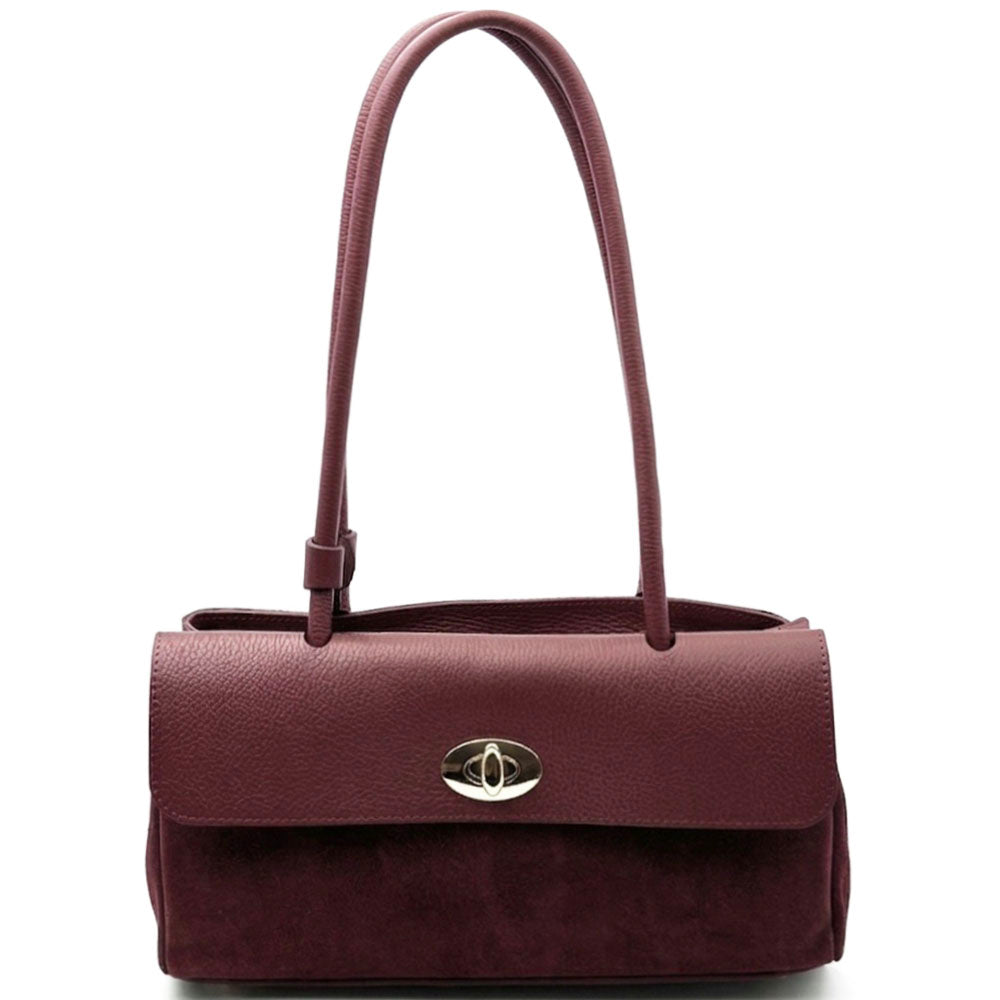 Vivienne East-West Leather Shoulder Bag