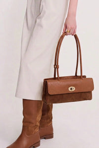 Vivienne East-West Leather Shoulder Bag