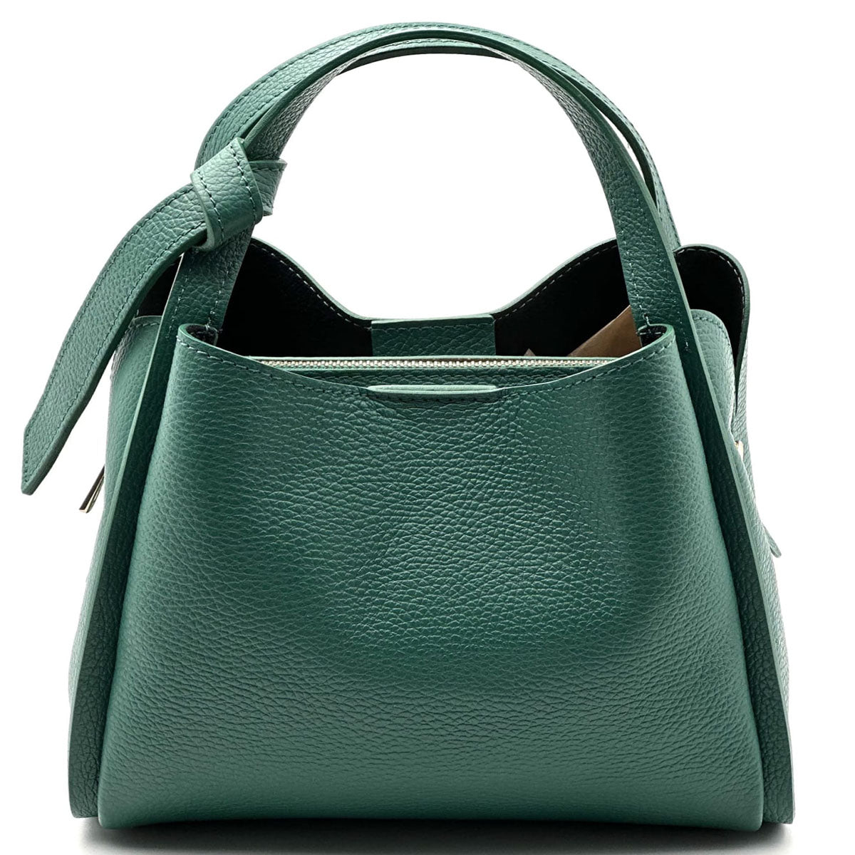 Vanessa Italian Leather Structured Handbag