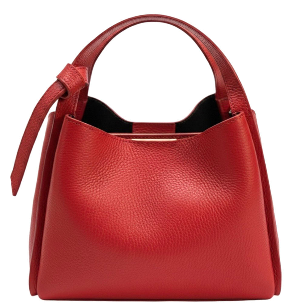 Vanessa Italian Leather Structured Handbag