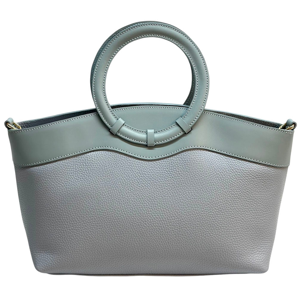 Marcella Italian Leather Top Handle Bag