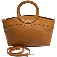 Marcella Italian Leather Top Handle Bag
