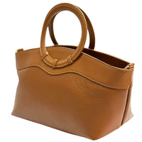 Marcella Italian Leather Top Handle Bag