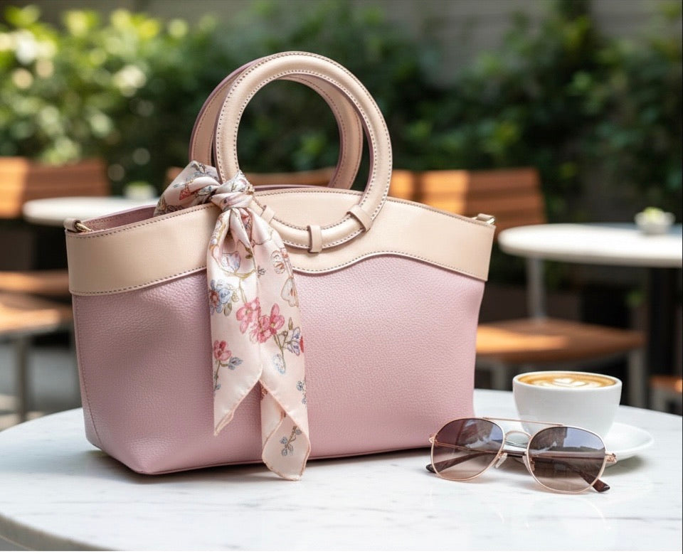 Marcella Italian Leather Top Handle Bag