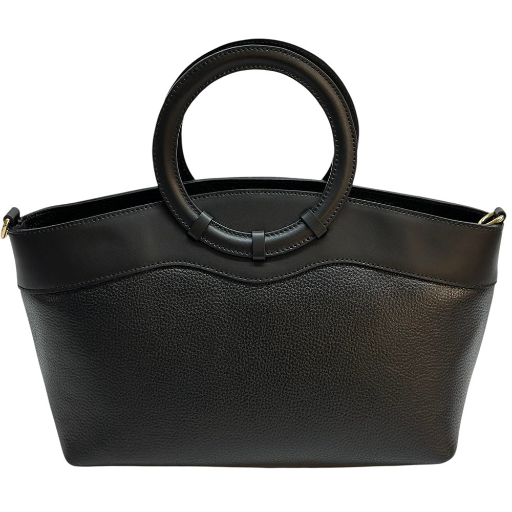 Marcella Italian Leather Top Handle Bag
