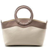 Marcella Italian Leather Top Handle Bag