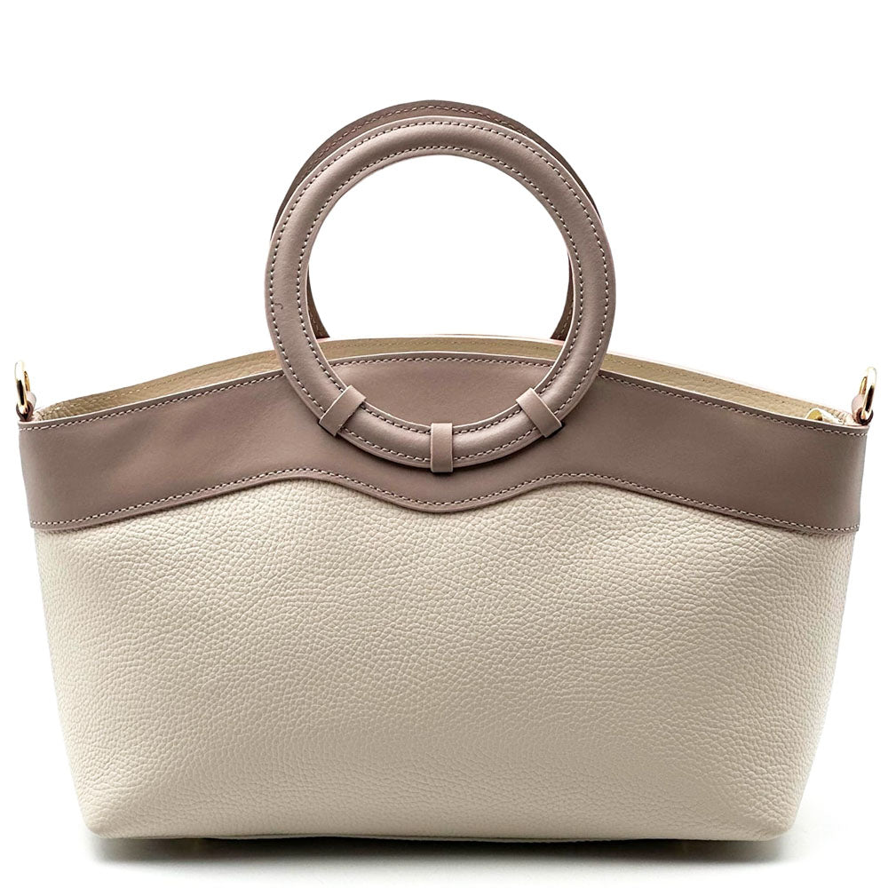 Marcella Italian Leather Top Handle Bag