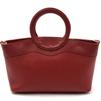 Marcella Italian Leather Top Handle Bag