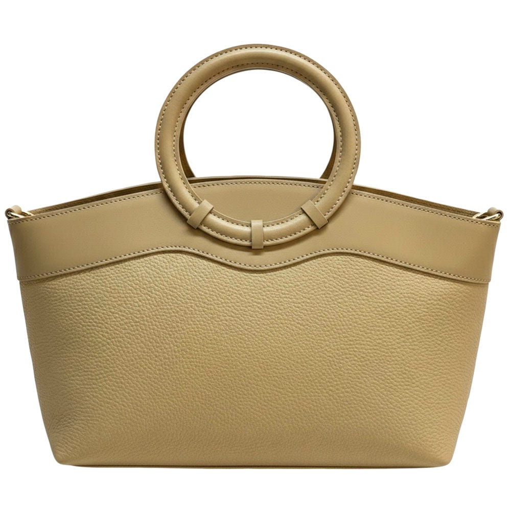 Marcella Italian Leather Top Handle Bag