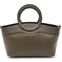 Marcella Italian Leather Top Handle Bag