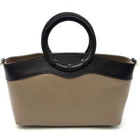 Marcella Italian Leather Top Handle Bag