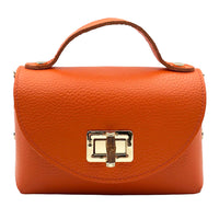 Lorenetta Cow Leather Mini Top Handle Bag