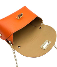 Lorenetta Cow Leather Mini Top Handle Bag
