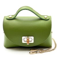 Lorenetta Cow Leather Mini Top Handle Bag