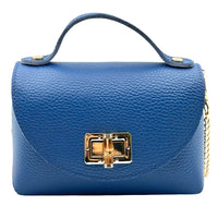 Lorenetta Cow Leather Mini Top Handle Bag