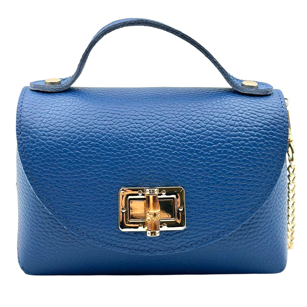 Lorenetta Cow Leather Mini Top Handle Bag