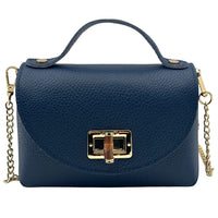 Lorenetta Cow Leather Mini Top Handle Bag