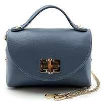 Lorenetta Cow Leather Mini Top Handle Bag