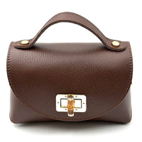 Lorenetta Cow Leather Mini Top Handle Bag