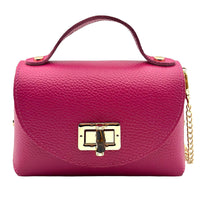Lorenetta Cow Leather Mini Top Handle Bag