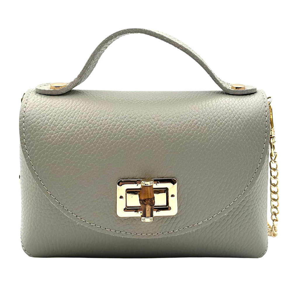 Lorenetta Cow Leather Mini Top Handle Bag