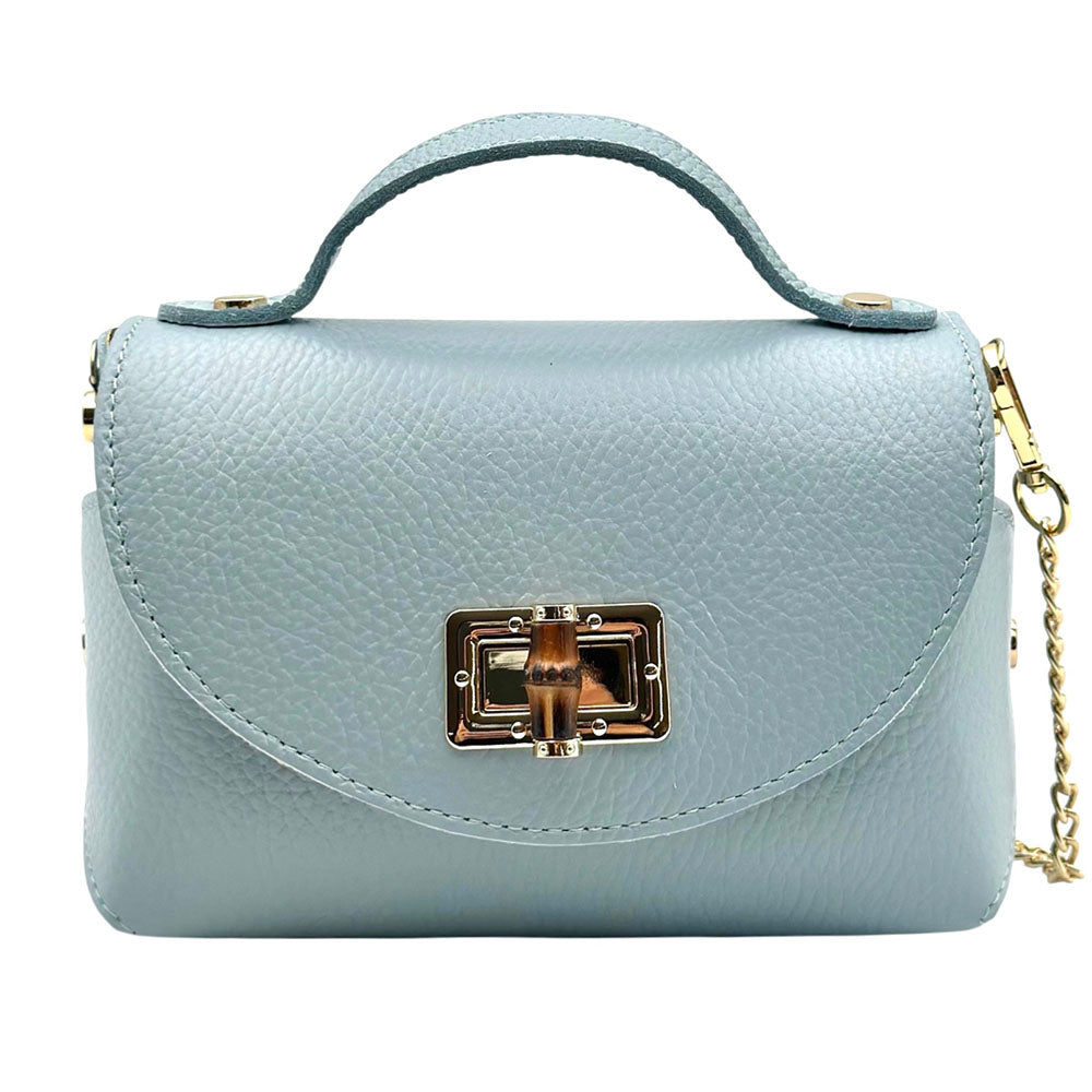 Lorenetta Cow Leather Mini Top Handle Bag