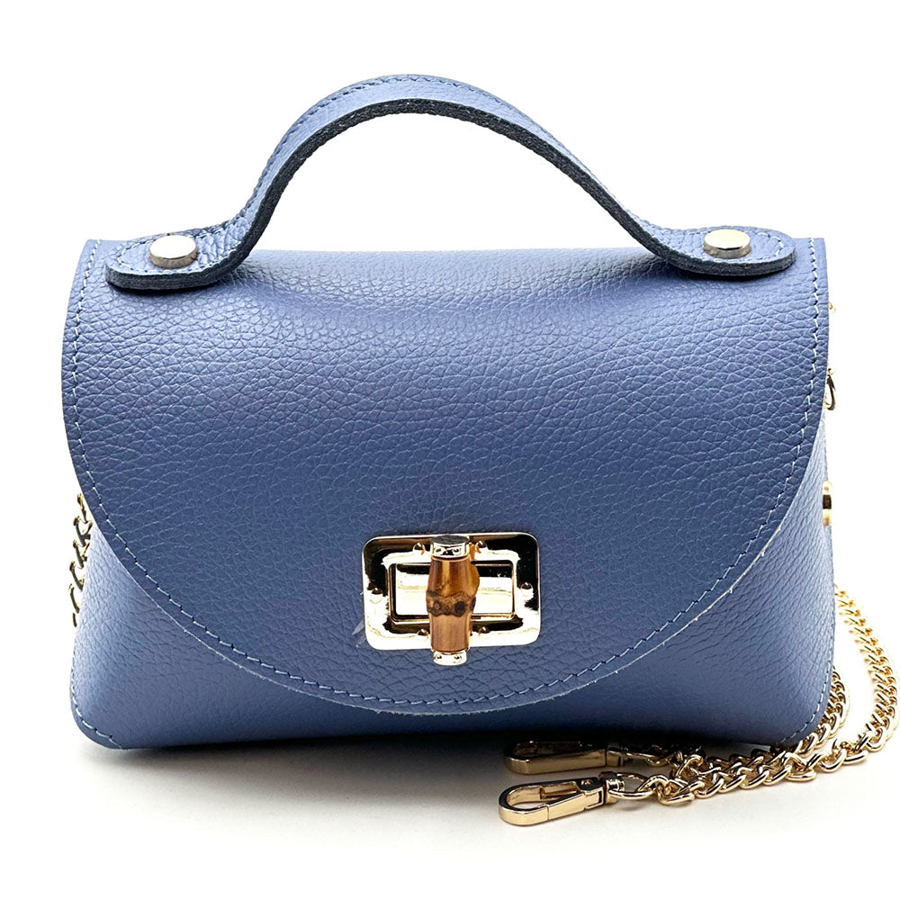 Lorenetta Cow Leather Mini Top Handle Bag