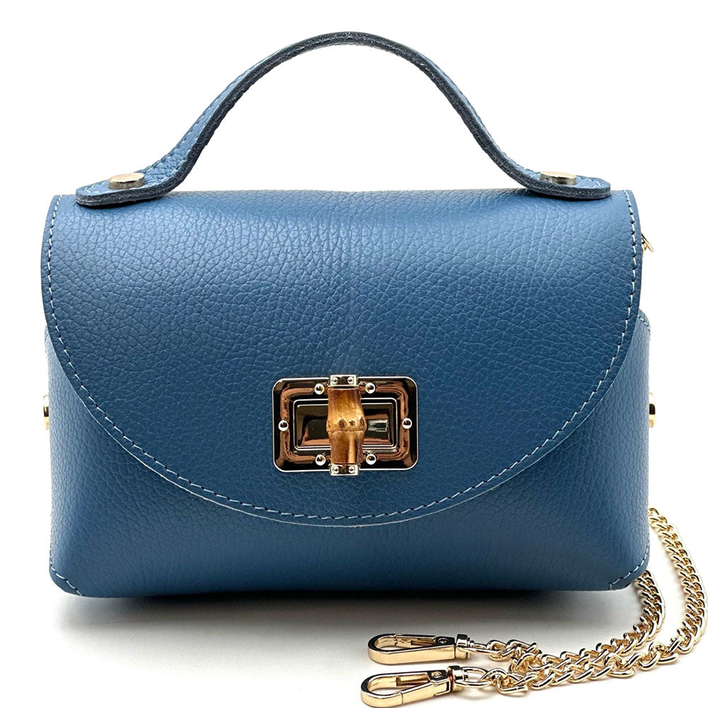 Lorenetta Cow Leather Mini Top Handle Bag