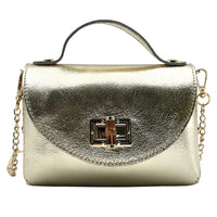 Lorenetta Cow Leather Mini Top Handle Bag