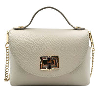 Lorenetta Cow Leather Mini Top Handle Bag
