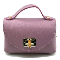 Lorenetta Cow Leather Mini Top Handle Bag
