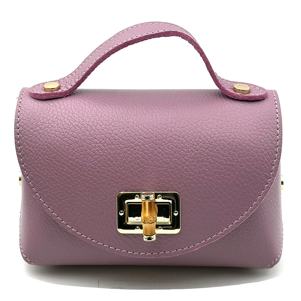 Lorenetta Cow Leather Mini Top Handle Bag