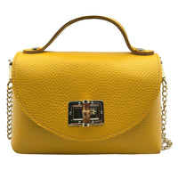 Lorenetta Cow Leather Mini Top Handle Bag
