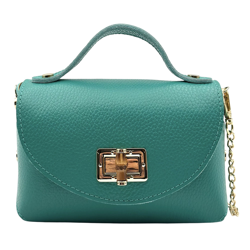 Lorenetta Cow Leather Mini Top Handle Bag