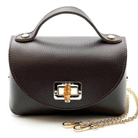 Lorenetta Cow Leather Mini Top Handle Bag