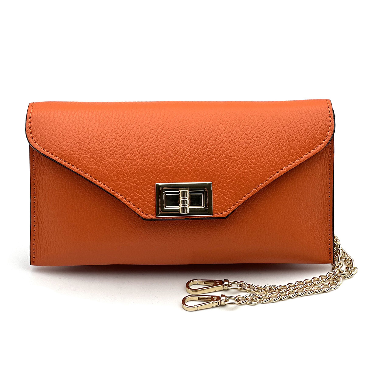 Teodora Italian Leather Evening Clutch Bag
