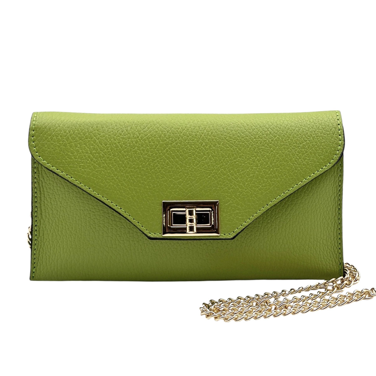 Teodora Italian Leather Evening Clutch Bag